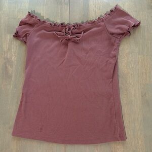 Aeropostale Off the Shoulder Top